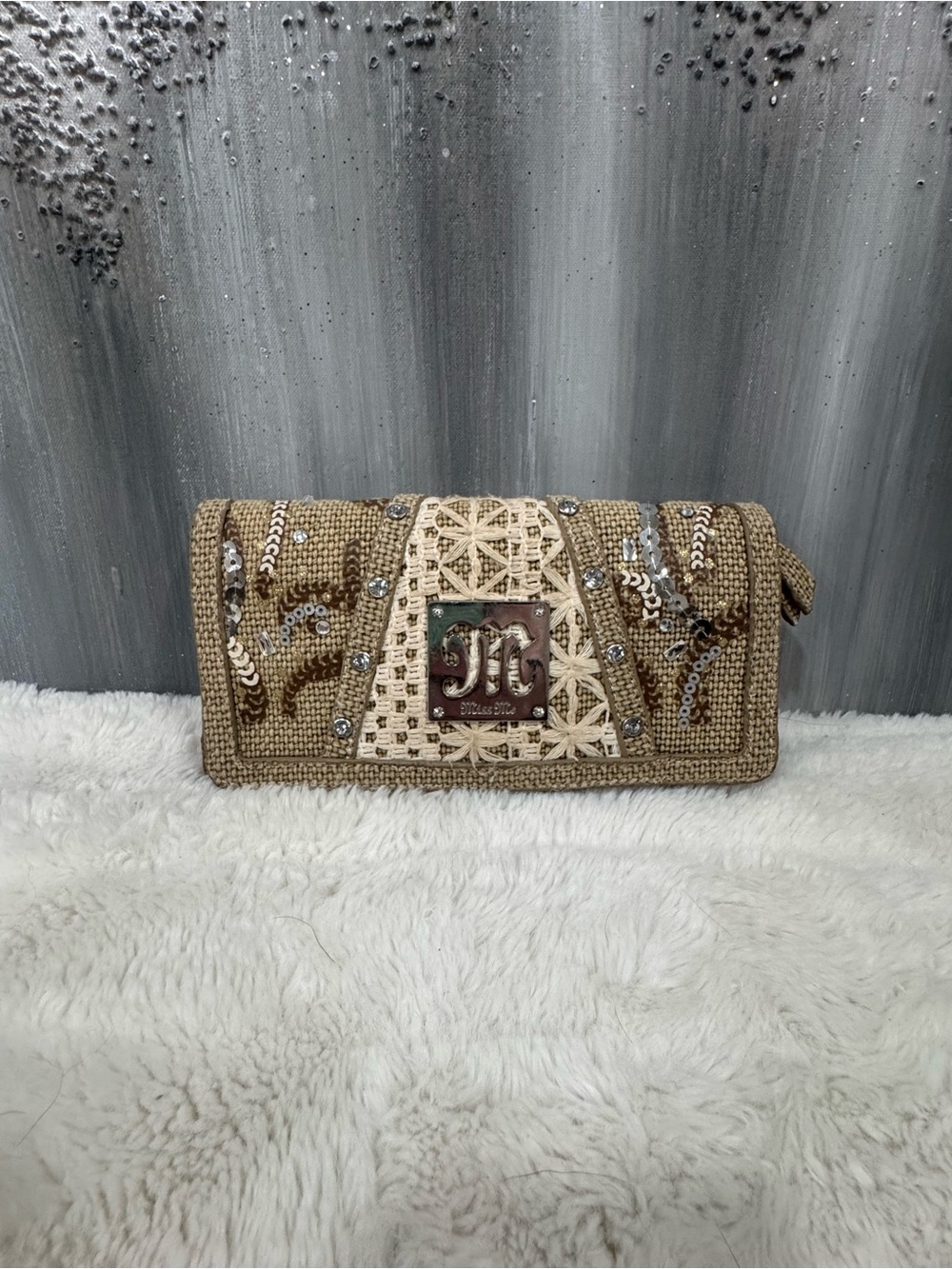 Miss Me Sequined Wallet